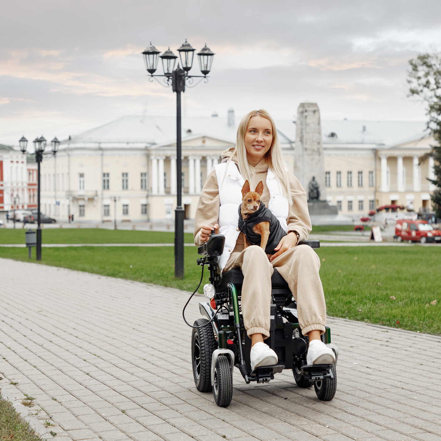Кресло-коляска инвалидная для детей ORTONICA  Pulse 450 с электроприводом до 100кг (ширина сиденья 30см) - 6